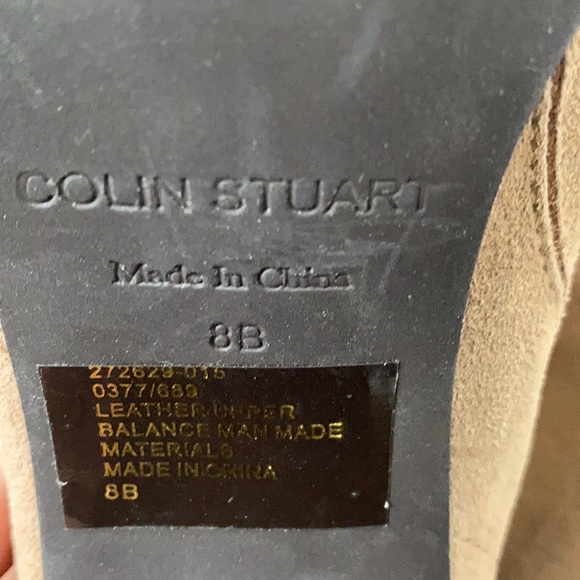 Colin Stuart Leather Upper Boots Size 8B - Picture 4 of 11